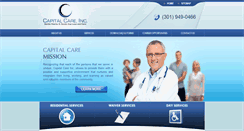 Desktop Screenshot of capitalcareinc.com
